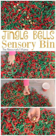 this is an easy and fun activity for toddlers to make their own christmas sprinkles