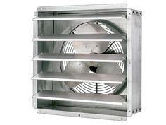 an industrial exhaust fan on a white background