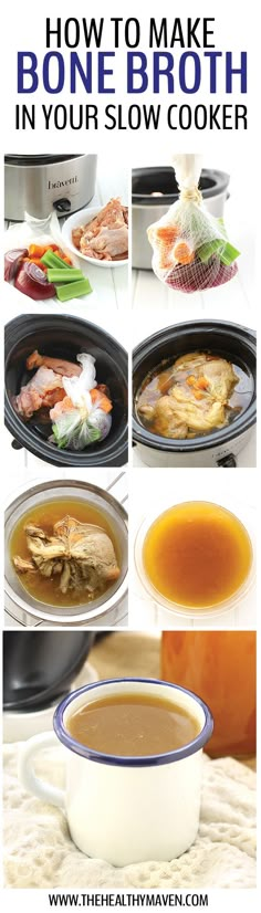 how to make bone broth in your slow cooker