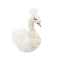 Layla Knit Swan Plush - Mon Ami Swan Plush, Activity Toys, Elegant Home Decor, Knitted Dolls, All Toys, Baby Store, Plush Animals, Knitted Toys, Crochet Animals