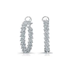 Sparkling Marquise Natural Diamond Hoop Earrings METAL SPECIFICATIONS White Gold 14K STONE SPECIFICATIONS Stone Name : Diamond Stone Cut : Marquise Stone Details : There are 20 diamonds approx. 0.15 carats each (approx. dia. 4.5x2.5 mm) in each earring. Natural earth mined diamonds. Approx. Age of Diamonds : Over a Billion years old Place of Formation : At depths between 93 to 155 miles in the Earth mantle Total Stone Weight: approx. 6 carats Color: F Clarity: VVS1 EARRING SPECIFICATIONS Height Round Diamond Earrings, Diamond Earrings Studs Round, Halo Earrings Studs, Marquise Cut Diamond, Marquise Diamond, Diamond Hoop Earrings, Simple Earrings, Marquise Cut, Sparkle Diamonds