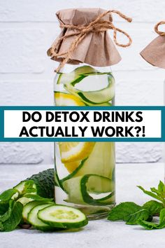 There are many health claims about weight loss detox waters -- but do detox drinks work? I'm a registered dietitian and this article explores weight loss detox drinks and whether or not they actually work, so you can decide if they're something that's a fit for your lifestyle. Benefits Of Detox Water, Detox Water Fat Burning, Detox Waters, Detox Water Recipes, Smoothie Diet Plans, Healthy Diet Tips, Best Detox, Skin Glow, Detox Your Body