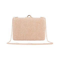 Dive into summer elegance with our Raffia Clutch featuring assorted seashell accents and a stylish chain crossbody strap. This beach-inspired accessory combines the natural charm of raffia with the whimsy of assorted seashells, creating a unique and fashionable statement piece. The chic chain crossbody strap adds a touch of modern flair, making it a versatile companion for both casual outings and special occasions. Embrace the coastal vibes and elevate your style with this one-of-a-kind clutch, Rectangular Straw Bag With Chain Strap For Vacation, Elegant Straw Beach Bag, Elegant Rectangular Straw Bag With Chain Strap, Summer Beach Straw Bag With Chain Strap, Summer Rectangular Straw Bag With Chain Strap, Summer Beige Straw Bag With Chain Strap, Summer Straw Bag With Chain Strap, Beige Chain Strap Beach Bag, Chic Gold Straw Bag