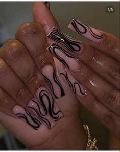 Dope Nail Designs, Exotic Nails, Acrylic Nails Coffin Pink, Unique Acrylic Nails, Long Square Acrylic Nails, Bling Acrylic Nails, Square Acrylic Nails, Fire Nails, Types Of Nails