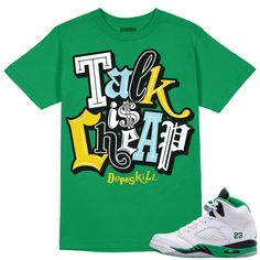 Notification : The Youth Size is for kid and teen from 2- 18 years old. Please check our size chart as above carefully before choosing your size Shoes Not Included Custom Made - Not Addidas, Nike, or Jordan Brand Sneaker Tee, Sneaker T-Shirt Shoes do not come with this purchase, they are only used for marketing purposes to make it easier for you to shop for clothing to match your kicks * Solid colors are 100% combed and ring-spun cotton * Ash color is 99% combed and ring-spun cotton, 1% polyeste Jordan T Shirt, Jordan Sneaker, Lucky Green, Sneaker Tee, Green Tshirt, Sneaker Brands, Ash Color, Unisex Shirt, Favorite Outfit