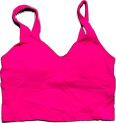 B Cup, Lululemon Align, Top Cropped, Shelf Bra, Cropped Tank Top, Crop Tank, New Woman, Raspberry, Built In