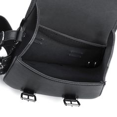 Universal Motorcycle Saddlebags Saddle Bag Black Leather for XL883 XL1200 04-UP Motorcycle Saddlebags, Harley Sportster, Bobber Motorcycle, Fuel Oil, Leather Sheets, Oil Bottle, Saddle Bag, Metal Buckles, Saddle Bags