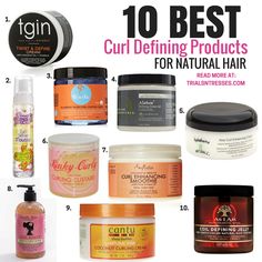 This is product junkie heaven. If you are struggling with defining your twist outs here are 10 of the best curl defining products for natural hair. Braids Hacks, Best Curl Defining Products, Products For Natural Hair, Cabello Afro Natural, Best Natural Hair Products, Twisted Hair, Curl Defining