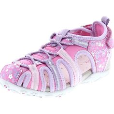 Geox J S.Roxanne A Fuchsia/Lilac Toddlerg Sandals 27 New Closed Toe Sandals Summer, Girls Clogs, Garden Clogs, Closed Toe Sandals, Strappy Wedges, J S, Kids Sandals, Fashion Sandals, Toe Sandals