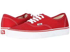 Vans Authentic Red, Surf And Skate, Vans Outfit, Red Vans, So Cal, Skate Style, Unisex Shoes, Classic Shoes, Vans Authentic