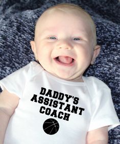 Daddys Assistant Coach Baby Bodysuit Coach's Kid Outfit Basketball Baby Bodysuit Basketball Coachs Kid Basketball Coach Giftbaby Gift - Etsy Outfit Basketball, Kid Outfit, Coaches Wife, Basketball Coach, Basketball Mom