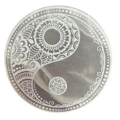 Feng Shui Charging Plate Selenite 18cm - SHAMTAM.COM Selenite Charging Plate, Selenite Stone, Charge Crystals, Lotus Mandala, Chakra Colors, Selenite Crystal, Reflective Surfaces, Ancient Wisdom, Yin Yang