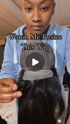 Afsisterwig store on Instagram: "Resize this wig😍😍
.
Like and follow for more wig tutorials
Cr: theebtfl__amarrashanae (tok)
.
#linkinbio for HD lace 13x6 frontal wigs
Up to 55% off season sale
.
.
------------------------------
Wig experts and hair factory owners🤍

#wigresizing #wigtutorials #gluelessfrontalwig #bodywavewigs #bodywavehair #gluelesswiginstall #lacefrontwigs #lacewigs #laceclosurewig #PreEverythingwig #wigstore #wigmurah" Glueless Wigs Black Women, Wig Tutorials, T Part Wig, Wigs Black Women, Wig Store, Glueless Wigs, Dark Skin Women