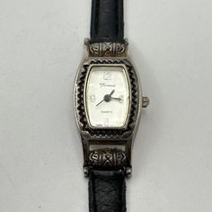 Vintage Silver Watch. Fully Functional With Brand New Batteries. Fits 6 1/2 In Wrist Or Near. M2 Cheap Vintage Silver Watch Accessories, Vintage Black Metal Watch, Womens Watch Silver, Vintage Silver Bracelet Strap Watch, Vintage Black Watch With Subdials, Vintage Silver Watch With Subdials, Vintage Silver Watch, Silver Watches Women, Vintage Watches Women