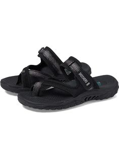 Women's SKECHERS Reggae - Trailway | Zappos.com Casual Adjustable Toe Loop Slides, Synthetic Slides With Cushioned Footbed And Toe Loop, Adjustable Synthetic Slippers For Outdoor, Synthetic Toe Post Sandals For Outdoor, Synthetic Toe Loop Slides With Cushioned Footbed, Adjustable Synthetic Slides With Single Toe Strap, Adjustable Lightweight Synthetic Sandals, Adjustable Synthetic Outdoor Slippers, Lightweight Adjustable Black Sport Sandals