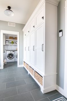 the laundry room is clean and ready for us to use