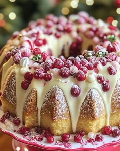 Christmas White Chocolate, Cranberry Bundt Cake, White Chocolate Cranberry, Cranberry Recipes, Christmas White, Cake Decor, Cake Ingredients, Bundt Cake, Purpose Flour