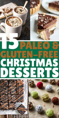 15 palen and gluten - free christmas desserts