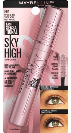 Maybelline Sky High Mascara, Maybelline Sky High, Sky High Mascara, Maybelline Mascara, Lash Sensational, Maybelline Lash Sensational, Tubing Mascara, Lashes Mascara, Mascara Brush