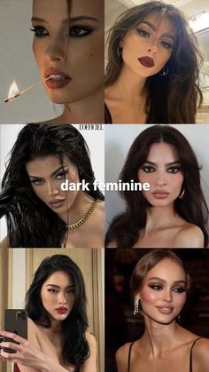 Dark Lip Makeup Look, Luxury Makeup Aesthetic, Feminine Makeup, Dark Feminine Energy, Luxury Photography, Chique Outfits, Dark Makeup, Dark Feminine Aesthetic, Makeup Looks Tutorial