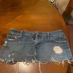 Distressed American Eagle Jean Mini Skirt ! Nwot! Like New. Cute Pink Peek A Boo Pockets Inside. Size 10, But Fits A 8 If I Want It To Hang On Hips (Like I Prefer) Bday Wishlist, Jean Mini Skirt, Jean Mini Skirts, American Eagle Jeans, Peek A Boo, Jean Skirt, Dream Clothes, Cute Pink, American Eagle Outfitters