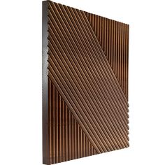 an abstract wooden panel with vertical lines on it