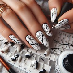 White Nail Art Designs, White Nail Art, Clean Slate, White Nail, Nail Forms, Nail Art Ideas, Chic Nails, Nail Accessories, False Nails