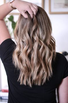 Waves With Straight Ends, How To Get Waves With A Curling Iron, Be Achy Waves Long Hair, Straightener Curls, Curls For Medium Length Hair, Grad Nails, One Length Hair, Beach Waves Hair Tutorial, Bridemaids Hairstyles