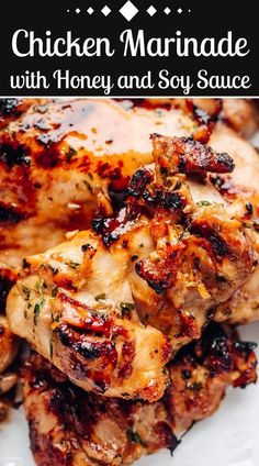 grilled chicken marinade with honey and soy sauce