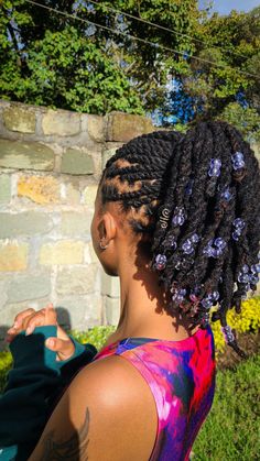 Twists On Locs, 4c Natural Hairstyles Short, Beautiful Locs, Dreadlock Styles, Dreads Styles, Dyed Hair Inspiration, Loc Journey