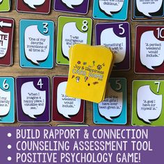 a board game with instructions on how to build rapport and connection for the classroom