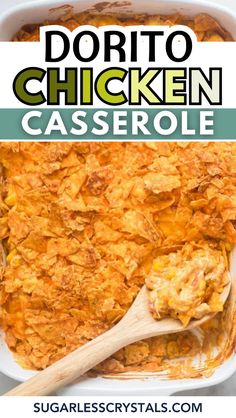 Looking for an easy chicken bake dinner? This dorito chicken bake is the perfect one-pan meal that’s both simple and delicious. With minimal prep, it's great for meal prep, this chicken bake casserole easy is a family favorite!