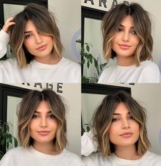 Hairstyle For Round Face Women, Round Face Women, Hairstyle For Round Face, Unnatural Hair Color, Kort Bob, Bob Haircut For Round Face, 50 Hairstyles, Square Face Hairstyles, Beauty Hairstyles