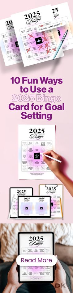 2025 Bingo Card Printable Personal Growth Goal Setting Habit Tracking Journaling Life Planner Bingo for Entrepreneurs Solopreneurs Small - Etsy UK