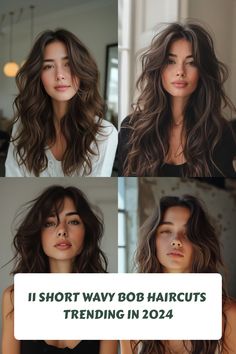 11 Short Wavy Bob Haircuts Trending in 2024 – Style Bliss #ShortHair Best Haircuts Women, Short Wavy Bob Haircuts, Wavy Lob Haircut, 2024 Haircuts, Haircuts Trending, Wavy Bob Haircuts, Short Wavy Bob, Latest Haircuts, Wavy Bob Hairstyles