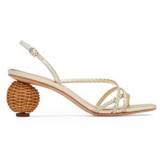 Elevated By A Spherical Raffia Heel For A Sculptural Touch, Kate Spade New York's Valencia Sandals Are Designed With A Braided Strappy Vamp. This Statement Pair Is Crafted Of Eye-Catching Metallic Leather. Leather Upper Square Open Toe Ankle Buckle Strap Leather Sole Imported Spherical Wicker Heel, 2.25" Kate Spade Low Heel Sandals For Summer, Kate Spade Summer Sandals With Padded Heel, Kate Spade Padded Heel Sandals For Summer, Kate Spade Summer Sandals With Ankle Strap, Kate Spade Ankle Strap Sandals For Summer, Kate Spade Summer Ankle Strap Sandals, Kate Spade Spring Slingback Heels, Kate Spade Elegant Sandals For Spring, Kate Spade Summer Evening Heels