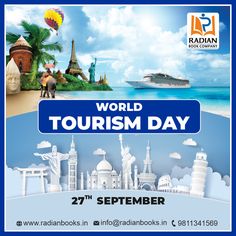 an advertisement for the world tourism day