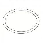 an empty white plate is shown on a white background with the outline for it to be drawn