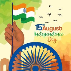 indian independence day celebration with ashoka wheel decoration, hand with flag emblem Indian Independence Day Creative, Flag Pic, Indian Flag Pic, Vande Mataram, Army Wallpapers, Independence Day Drawing, Indian Army Wallpapers, School Board Decoration, Indian Independence