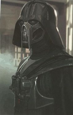 darth vader from star wars standing in front of a building with his helmet on