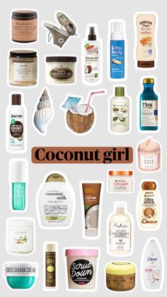 #coconutgirl #vibes #beauty #preppy Lotta Body Products, Preppy Shuffles, Vegan Probiotics, Beauty Routine Tips