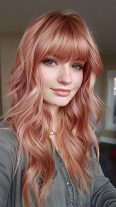 32 Cherry Blonde Hair Color Ideas To Rock This Season’s Hottest Trend #redhairs Blonde Bangs With Red Hair, Red Hair Dyed Blonde, Cherry Blonde Hair, Cherry Blonde, Strawberry Red Hair, Light Red Hair, Hair Color For Fair Skin, Cherry Red Hair