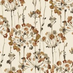 Flourish Peel and Stick Wallpaper Peel and Stick Wallpaper Candice Olson Roll Burnt Orange Black Gray Wallpaper, Candice Olson Wallpaper, Modern Wallcovering, Floral Pattern Wallpaper, Candice Olson, Gray Wallpaper, Rustic Bouquet, Antique Bottle, York Wallcoverings