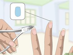 How to File Squoval Nails: 10 Steps (with Pictures) - wikiHow Printable Nail Art Templates, Nail Painting Tips, Printable Nail Art, Nail Shapes Squoval, Manicure Steps, Nail Shapes Square, Ingrown Nail, Nail Painting