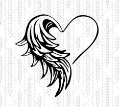 a black and white drawing of a bird with the words love is in the air