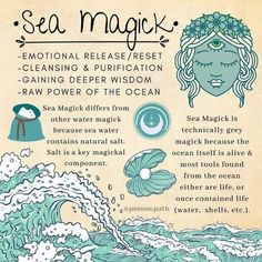 an advertisement for sea magic, with instructions on how to use it