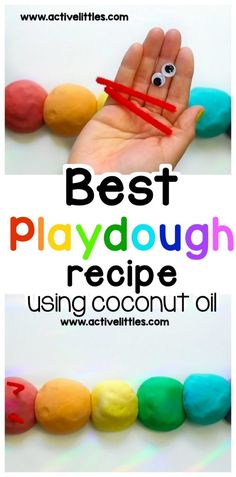 the best playdough recipe using coconut oil