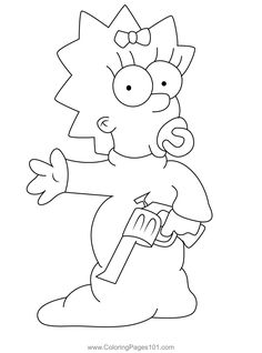 the simpsons character is holding a baseball bat and pointing at something in his hand, while wearing