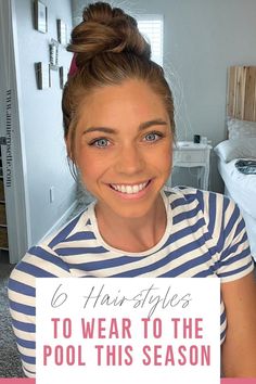 Try these that are 6 gorgeous pool hairstyles perfect for long hair! From braids to buns, these pool hair ideas will keep you looking stylish all summer. #PoolHairIdeas #PoolHairstyles Boating Hairstyles, Easy Pool Hairstyles, Boat Hair Hairstyles, Poolside Hairstyles, Pool Day Hairstyles, Pool Day Hair, Pool Party Hair, Pool Hair Ideas Hairstyles, Beach Braids