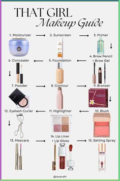 Beginner makeup guide, step by step makeup tutorial, makeup products, makeup ideas, makeup routine, makeup inspiration, makeup products, makeup aesthetic, sephora wishlist, sephora products, high end makeup, ulta beauty, makeup must haves, shuffle, dior, charlotte tilbury, huda beauty, nars #makeup #makeupproducts #sephora #girly #aesthetic #itgirl #wishlist Proper Make Up Steps, High End Makeup Must Haves, Best High End Makeup Products, Must Have Makeup Products For Beginners, Sephora Makeup Must Haves, Makeup Basics Products, Makeup Guide Step By Step, Makeup Must Haves List, Makeup Steps In Order